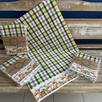 Utěrka Tegatex Utěrka bavlna 3 ks - méďa s dárky