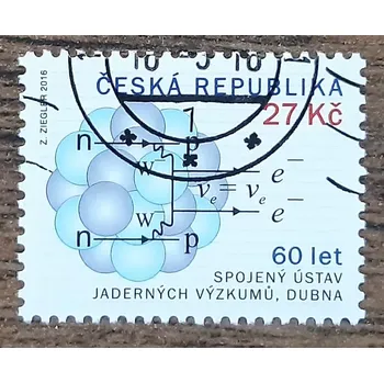 Sběratelství ČR 880 raz., Spojený ústav jaderných výzkumů, r. 2016