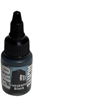 Modelářská barva Pro Acryl Transparent Black 053 - 22ml