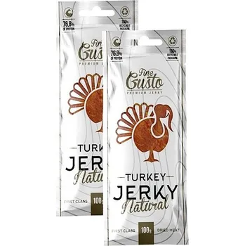 Sušené maso Fine Gusto krůtí natural 2 x 100g