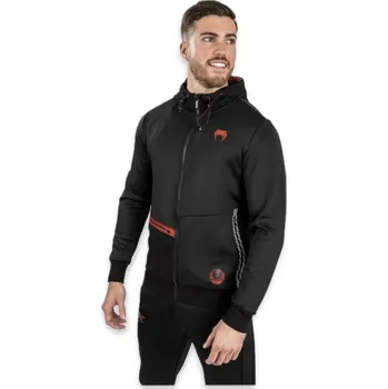 Pánská mikina UFC Adrenaline by Venum Fight Week Men’s Zip Hoodie, černá Velikost: XXL