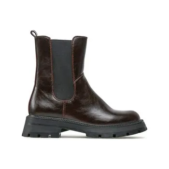 Pracovní oblečení Kotníková obuv s elastickým prvkem Jenny Fairy LS5873-01 Hnědá 40