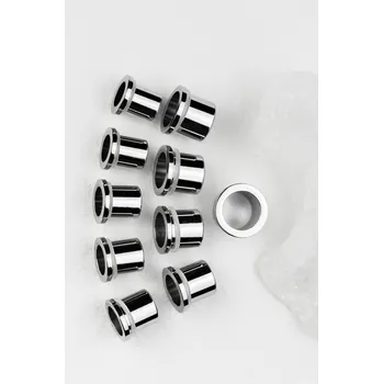 Náušnice Atreya Set ocelových tunelů na roztahování uší 10 mm+ Sada: 15.5mm - 20mm