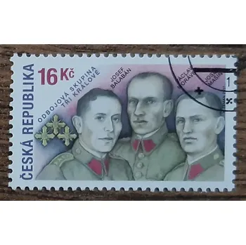 Sběratelství ČR 941 raz., Odbojová skupina Tři králové, r. 2017