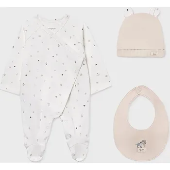 Kojenecký overall Kojenecké bavlněné dupačky Mayoral Newborn 9979.1A.Newborn.9BYA béžová 02X, vel. 65