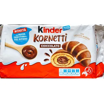 Čokoláda Ferrero Kinder kornetti čokoláda 6x kusů 252g