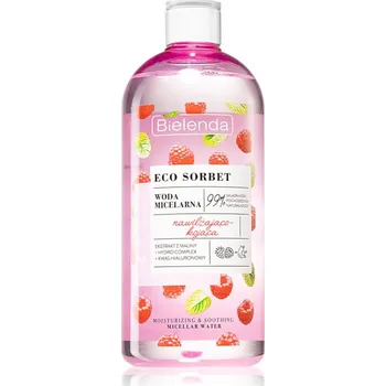 Bielenda Eco Sorbet Raspberry hydratační micelární voda 500 ml