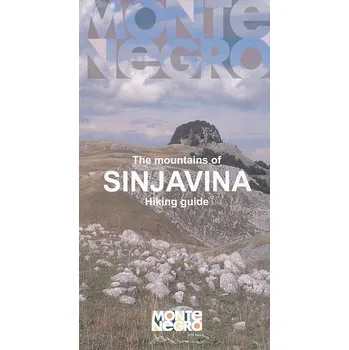 Literární cestopis Balkan maps mix průvodce Sinjavina hiking guide německy (Černá Hora)