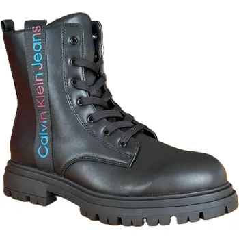 Dívčí zimní obuv Calvin Klein dívčí kozačka černá 80685 Velikost: 39