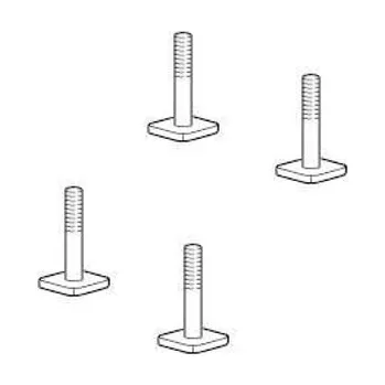 Příslušenství ke střešnímu nosiči Thule T-Bolt M6 Flat Head (4pcs) TH1500052978