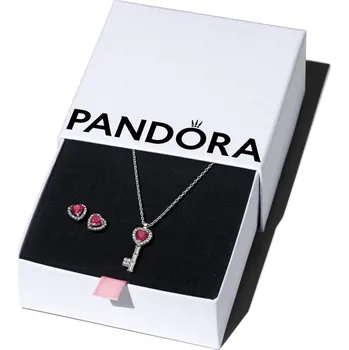 Oblečení a móda PANDORA SET náhrdelník se srdcovým klíčem