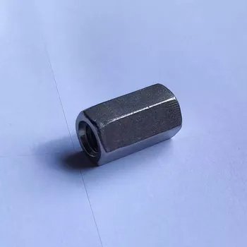 Matice Matice nerezová prodloužená 16x48mm, DIN 6334, nerez A2, ideální pro prodlužování šroubových spojů a spojování závitových tyčí