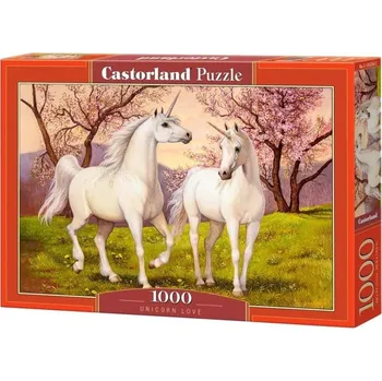 Puzzle CASTORLAND 1000 dílků Láska jednorožce (PUZZLE)