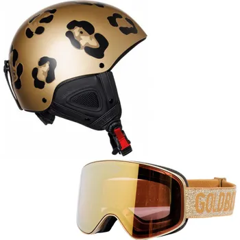 Lyžařská přilba s brýlemi GOLDBERGH Brave Helmet Jaguar Protégé