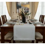 Dekorační ubrus - běhoun na stůl EDGAR šedá 40x160 cm Mybesthome