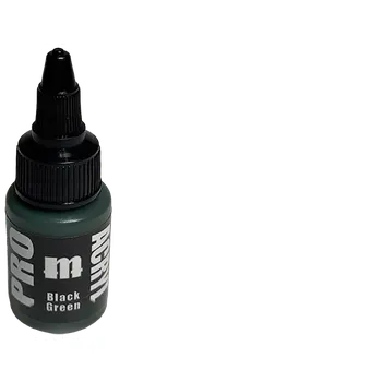 Modelářská barva Pro Acryl Black Green 057 - 22ml