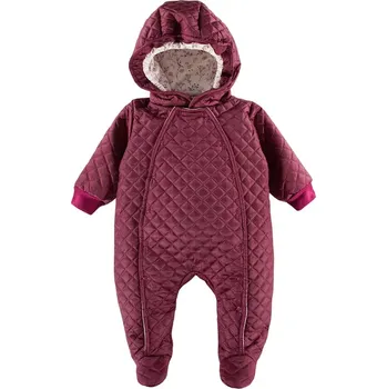 Kojenecké oblečení Eevi Kojenecká kombinéza s nožičkami bordó