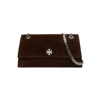 Kabelka Kabelka Tory Burch Kira Turnlock Suede Shouldr Bag 169176 Hnědá OS