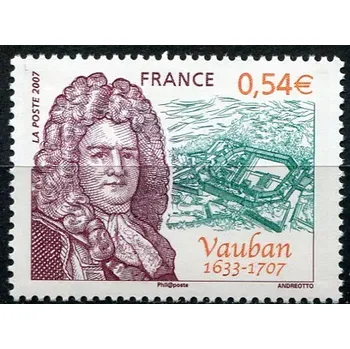 Poštovní známka Post France (2007) MiNr. 4238 ** - Francie - Sébastien Le Prestre de Vauban (1633-1707)