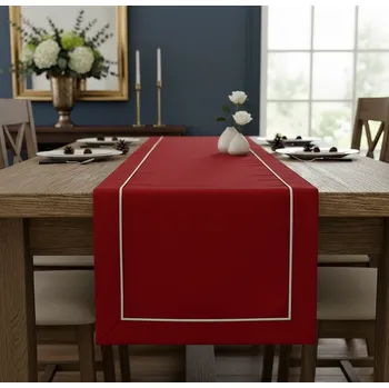 ubrus Dekorační ubrus - běhoun na stůl EDGAR červený 40x160 cm Mybesthome