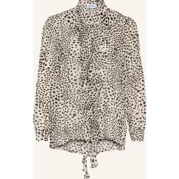 Dámská halenka Marella Dámská Blůza S Volánky, krémová / tmavě hnědá, 38