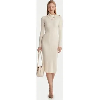 Dámské šaty Guess Úpletové šaty W6RK01 Z2YJ2 Écru Regular Fit XXL