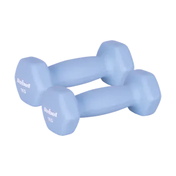 Činky REBEL ACTIVE RBA-2330-1 litinové neoprenové HEX 2x1kg