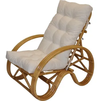 Křeslo Axin Trading 190387 medové/bílý polstr