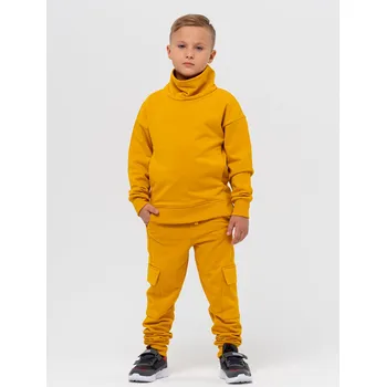 Chlapecká tepláková souprava - Winkiki WHB 181, hořčicová Barva: Žlutá, Velikost: 164
