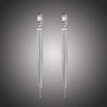 Náušnice Victoria Filippi Stainless Steel Ocelové náušnice Diana - chirugická ocel NAUE170690366R-2/7 Stříbrná