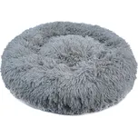 Hájek Pet Fashion Pelíšek Ponchik s dlouhým plyšem šedý 50 cm