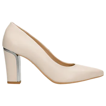 Dámské lodičky Elegantní Lodičky Na Vysokém Podpatku Ve Světlém Provedení Wojas 3504454 38