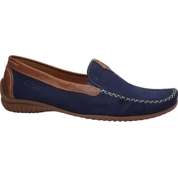 Dámské mokasíny Vycházkové mokasíny, Gabor, šíře G, tmavě modrá/přírodní: 28 42 (31017-31291)