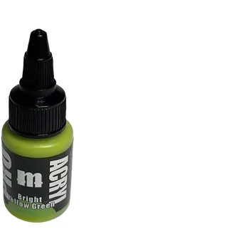 Modelářská barva Pro Acryl Bright Yellow Green 039 - 22ml