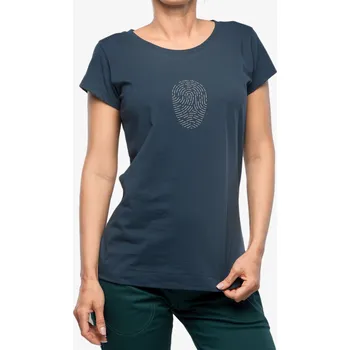 Dámské tričko Dámské lezecké triko Ocun Classic T Fingerprint - blue moonlit ocean