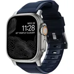 Nomad Rugged Strap řemínek Apple Watch 49/45/44/42mm modrý/stříbrný