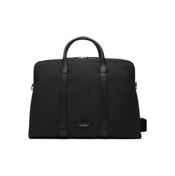 brašna na notebook Brašna na notebook Calvin Klein Embossed Woven Commuter LV04D3207G Černá OS