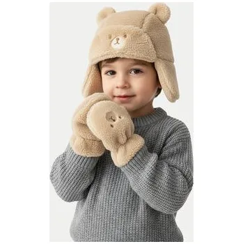 Pokrývka hlavy Čepice a rukavice Mayoral 10023 Béžová 2Y