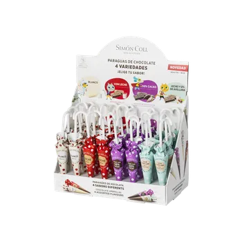Čokoláda Simón Coll Čokoládový deštník mix 10g 32ks