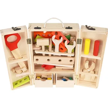 Dětská dílna Kruzzel Sada dřevěného nářadí v úložném kufříku 22697