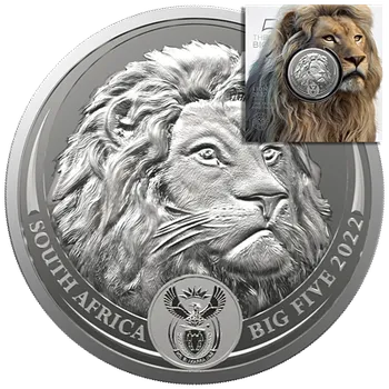 Stříbrná mince 1 Oz&nbsp;Big Five II - Lion&nbsp;2022 (2.)