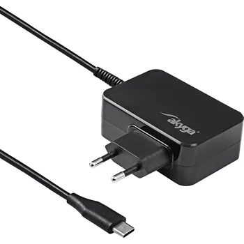 Adaptér k notebooku Napájecí zdroj Akyga AK-ND-80 5 - 20V / 2.25 - 3A 45W USB-C Power Delivery 3.0 GaN