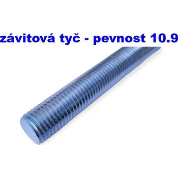 Závitová tyč Závitová tyč - M5, délka 1000mm, tř. pevn. 10.9, DIN 975, Zn.