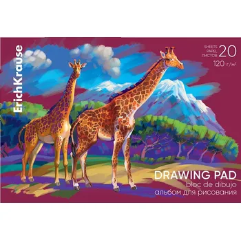 ErichKrause Skicák lepený A4,120 g/m2, 20 listů, Drawing Pad
