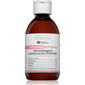 Micelární voda Bielenda Dr Medica Capillaries micelární mléko neutralizující zarudnutí 250 ml