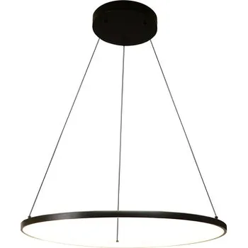 Kruhové závěsné LED svítidlo HORIK 60 cm černé