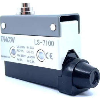 vypínač a zásuvka Tracon electric Koncový spínač s krátkým kovovým čepem