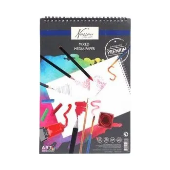 Blok s bílými papíry A4, 20 listů 300 g/m2