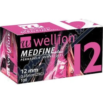 Injekční stříkačka Wellion MEDFINE jehly inz.pera 0.33x12mm 29G 100ks