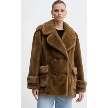 Dámský kabát Kabát Luisa Spagnoli 542240 hnědá 98X, vel. L